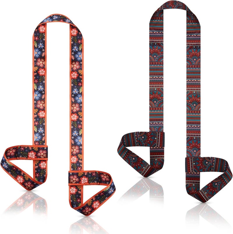 Skylety 2 Pcs Roller Skate Leash Adjustable Stretching Skate Boot Shoulder Strap Carrier for Child Women Men Skating - Image 1